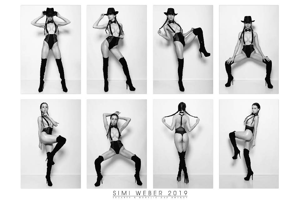 Model Simi lingerie wall calendar 2019